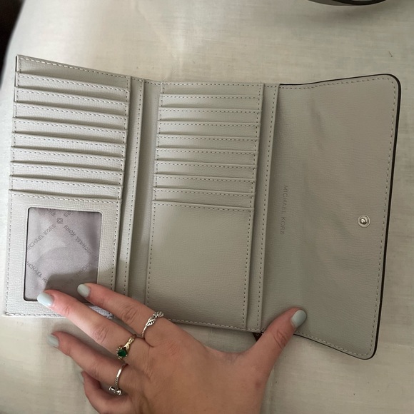 Michael Kors Gray Saffiano Leather Tote - Picture 5 of 5